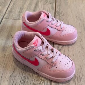 Nike Kids Light Pink and Bright Pink Sneakers - Never Been Worn!